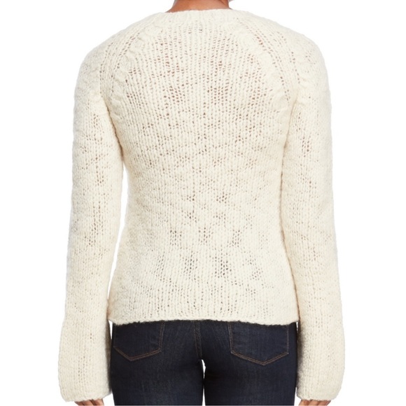 Derek Lam Women's Cream Knit Sweater 100% wool new without tag - Picture 5 of 11